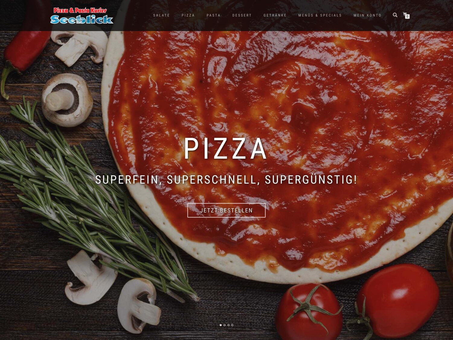 Pizzakurier Seeblick - Home